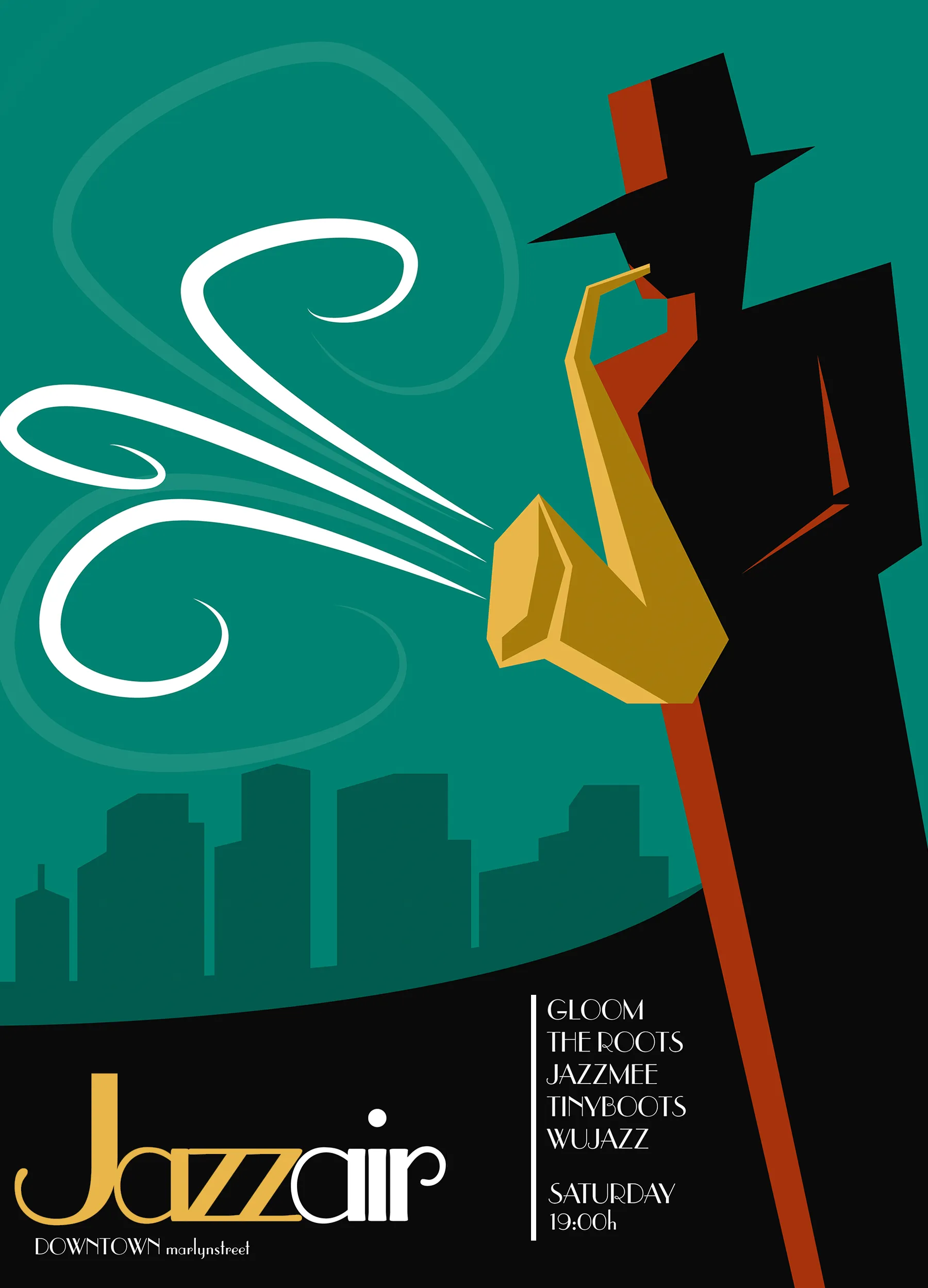 Jazzair event poster